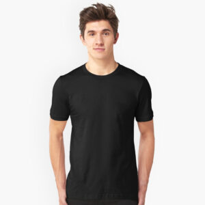 Cotton Black T-Shirt (100% Pure Cotton)