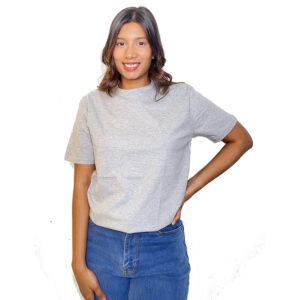 Cotton Grey T-Shirt (100% Pure Cotton)