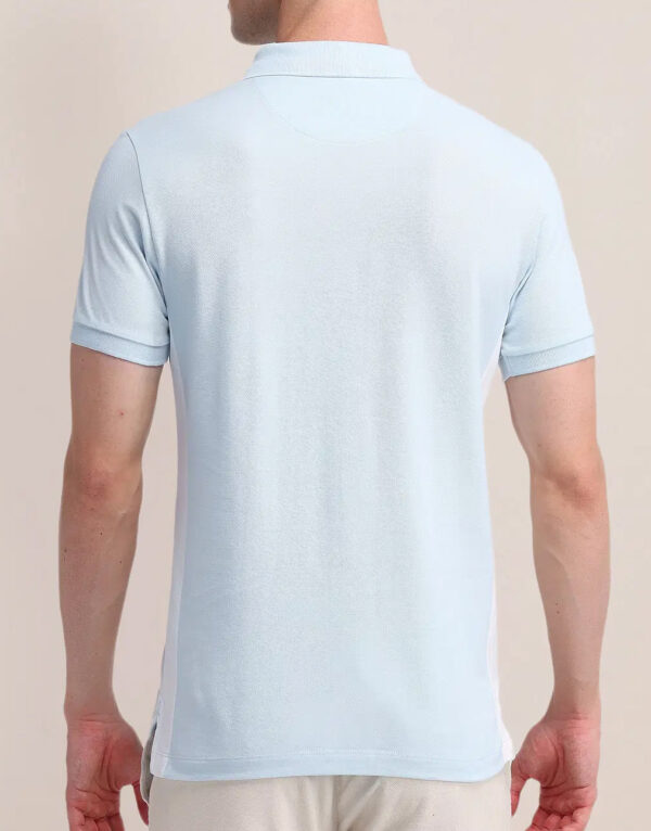 BuyPsy White Collar Polo Tshirt (Pure cotton) Premium fabric - Image 4