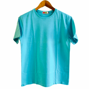 Cotton Turquoise Blue T-Shirt (100% Pure Cotton)