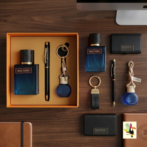 Employee Desk Kit (essentials) | Premium Custom Corporate Gifting for Diwali & New Year with perfume