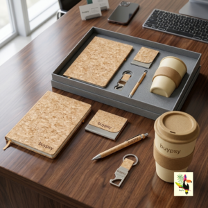 Employee Desk Kit (essentials) | Premium Custom Corporate Gifting for Diwali & New Year | Natural