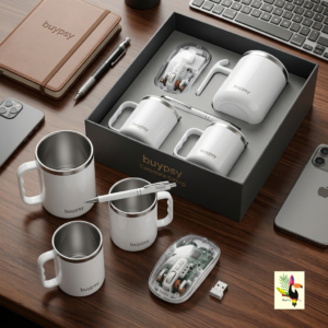 Employee Desk Kit (essentials) | Premium Custom Corporate Gifting for Diwali & New Year | White
