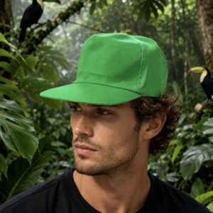 Green Cap (Custom print free) | Promotional caps